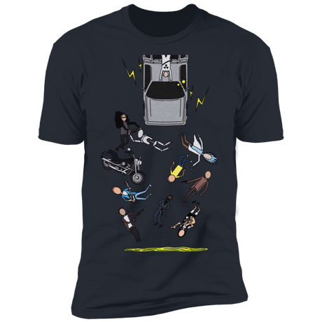 T-Shirts Indigo / S Inter-Dimensional Time Travel Men's Premium T-Shirt