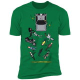 T-Shirts Kelly Green / S Inter-Dimensional Time Travel Men's Premium T-Shirt