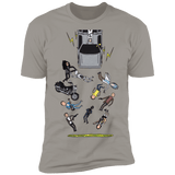 T-Shirts Light Grey / S Inter-Dimensional Time Travel Men's Premium T-Shirt