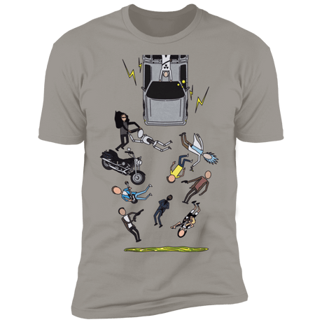 T-Shirts Light Grey / S Inter-Dimensional Time Travel Men's Premium T-Shirt