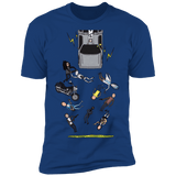 T-Shirts Royal / S Inter-Dimensional Time Travel Men's Premium T-Shirt