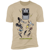 T-Shirts Sand / S Inter-Dimensional Time Travel Men's Premium T-Shirt