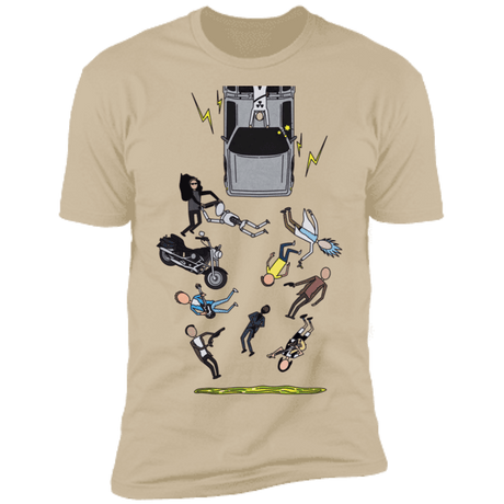 T-Shirts Sand / S Inter-Dimensional Time Travel Men's Premium T-Shirt