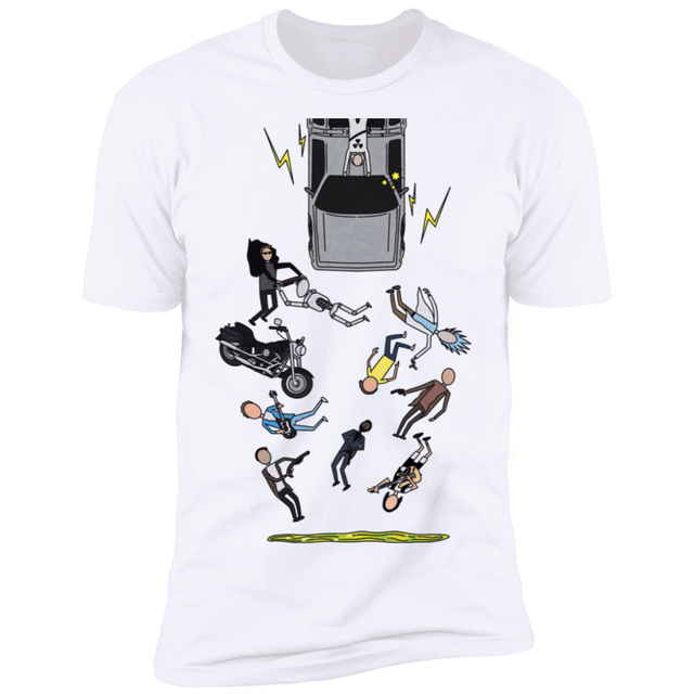 T-Shirts White / S Inter-Dimensional Time Travel Men's Premium T-Shirt