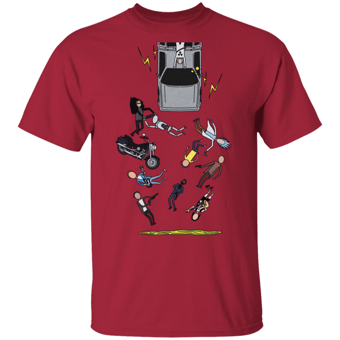 T-Shirts Cardinal / S Inter-Dimensional Time Travel T-Shirt