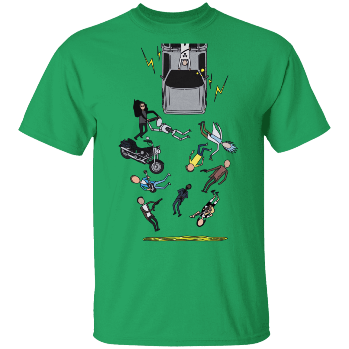 T-Shirts Irish Green / S Inter-Dimensional Time Travel T-Shirt