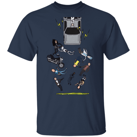 T-Shirts Navy / S Inter-Dimensional Time Travel T-Shirt