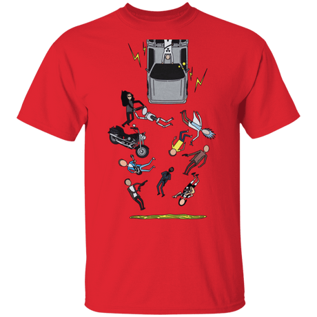 T-Shirts Red / S Inter-Dimensional Time Travel T-Shirt