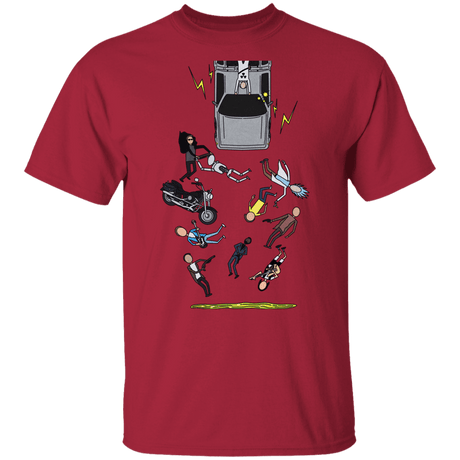 T-Shirts Cardinal / YXS Inter-Dimensional Time Travel Youth T-Shirt