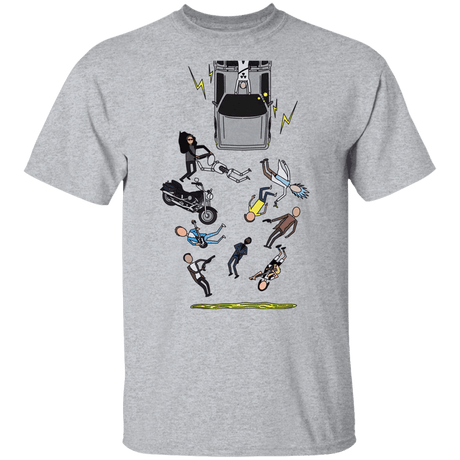 T-Shirts Sport Grey / YXS Inter-Dimensional Time Travel Youth T-Shirt