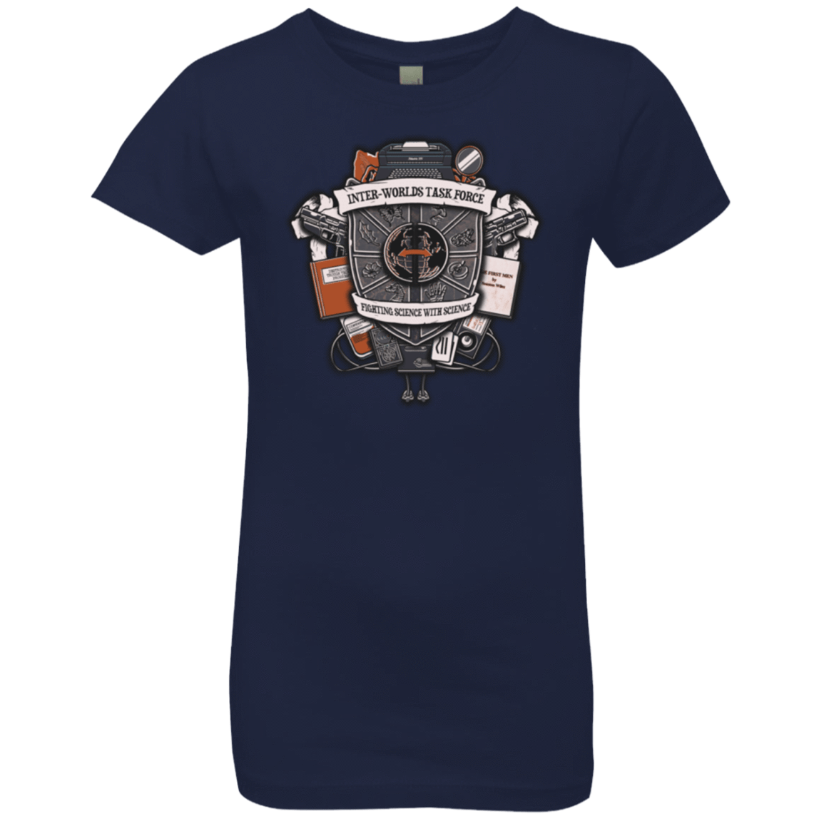 T-Shirts Midnight Navy / YXS Inter Worlds Task Force Girls Premium T-Shirt