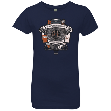 T-Shirts Midnight Navy / YXS Inter Worlds Task Force Girls Premium T-Shirt