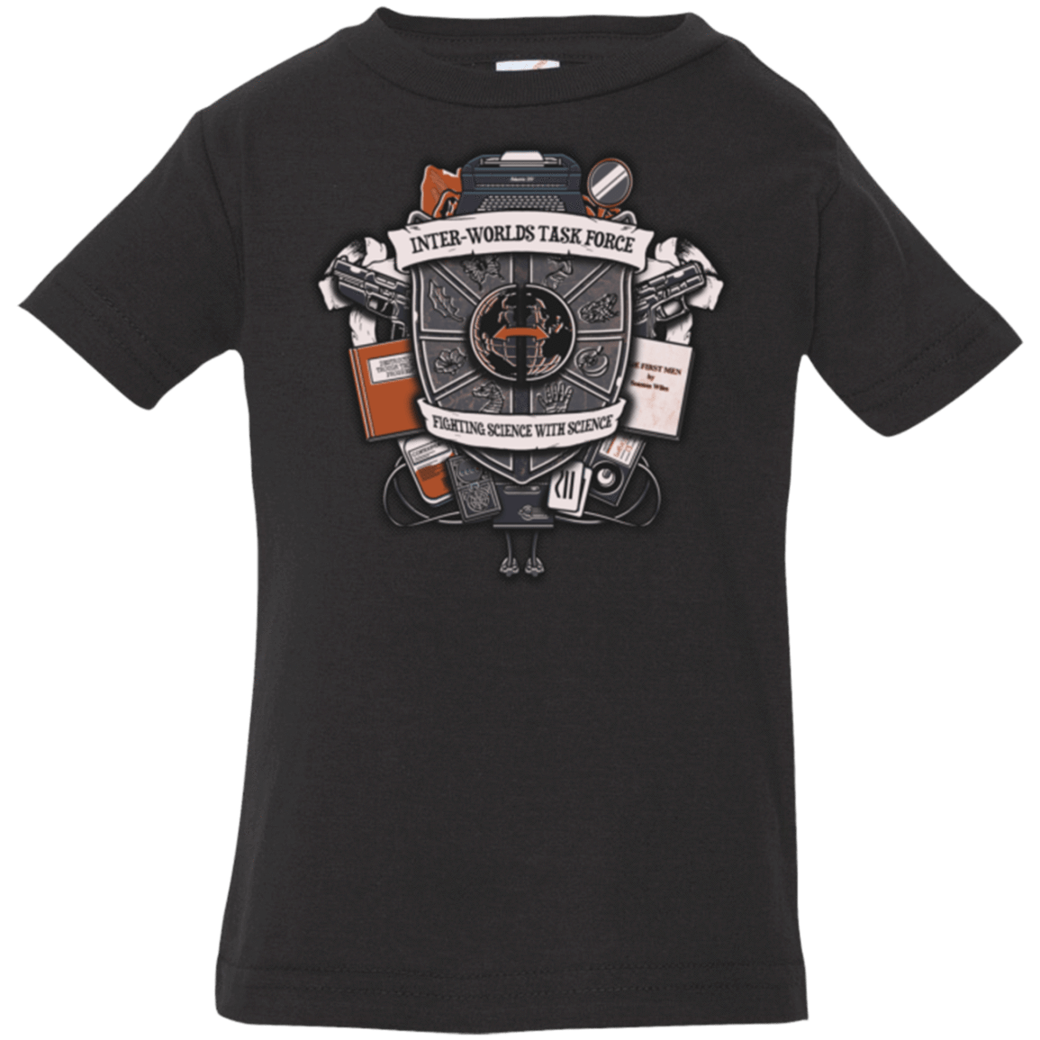 T-Shirts Black / 6 Months Inter Worlds Task Force Infant PremiumT-Shirt