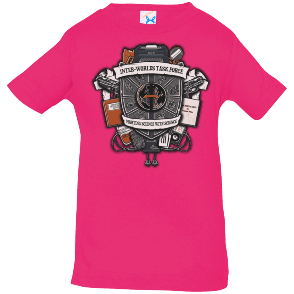 T-Shirts Hot Pink / 6 Months Inter Worlds Task Force Infant PremiumT-Shirt