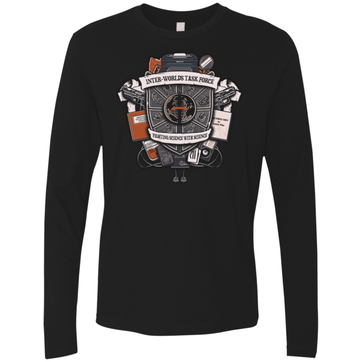 T-Shirts Black / Small Inter Worlds Task Force Men's Premium Long Sleeve
