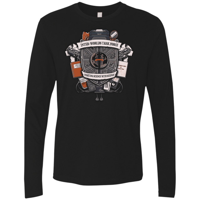 T-Shirts Black / Small Inter Worlds Task Force Men's Premium Long Sleeve