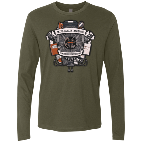 T-Shirts Military Green / Small Inter Worlds Task Force Men's Premium Long Sleeve