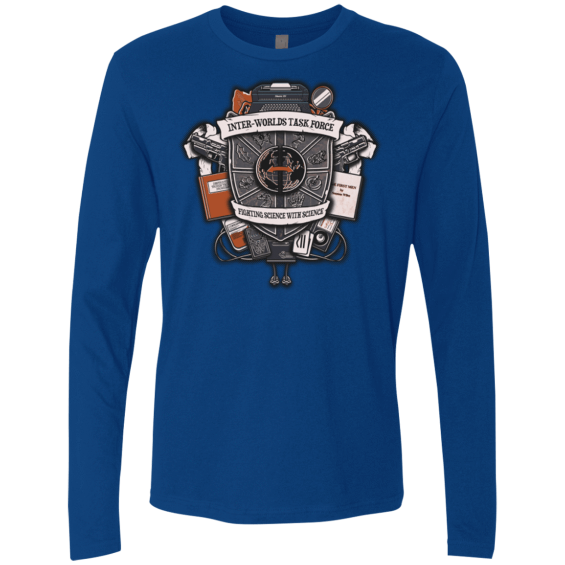 T-Shirts Royal / Small Inter Worlds Task Force Men's Premium Long Sleeve