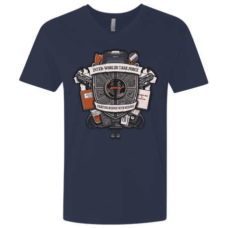 T-Shirts Midnight Navy / X-Small Inter Worlds Task Force Men's Premium V-Neck
