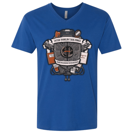 T-Shirts Royal / X-Small Inter Worlds Task Force Men's Premium V-Neck
