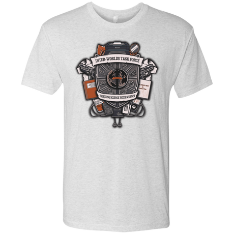 T-Shirts Heather White / Small Inter Worlds Task Force Men's Triblend T-Shirt
