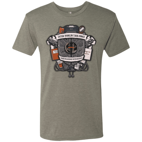 T-Shirts Venetian Grey / Small Inter Worlds Task Force Men's Triblend T-Shirt