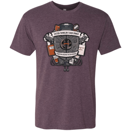T-Shirts Vintage Purple / Small Inter Worlds Task Force Men's Triblend T-Shirt