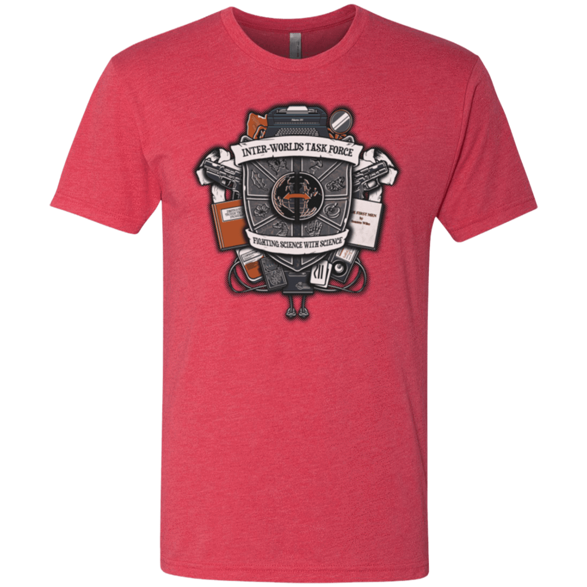 T-Shirts Vintage Red / Small Inter Worlds Task Force Men's Triblend T-Shirt