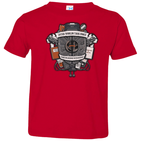 T-Shirts Red / 2T Inter Worlds Task Force Toddler Premium T-Shirt