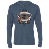 T-Shirts Indigo / X-Small Inter Worlds Task Force Triblend Long Sleeve Hoodie Tee