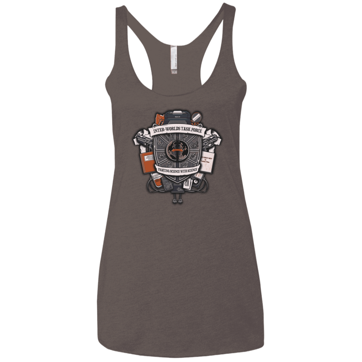 T-Shirts Macchiato / X-Small Inter Worlds Task Force Women's Triblend Racerback Tank