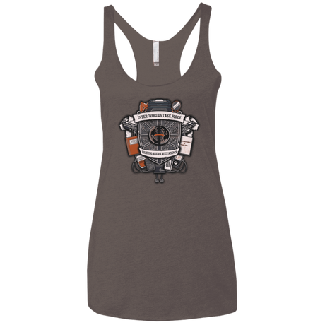 T-Shirts Macchiato / X-Small Inter Worlds Task Force Women's Triblend Racerback Tank