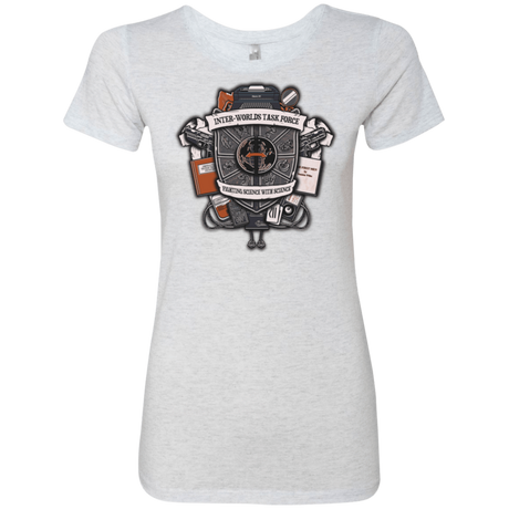 T-Shirts Heather White / Small Inter Worlds Task Force Women's Triblend T-Shirt
