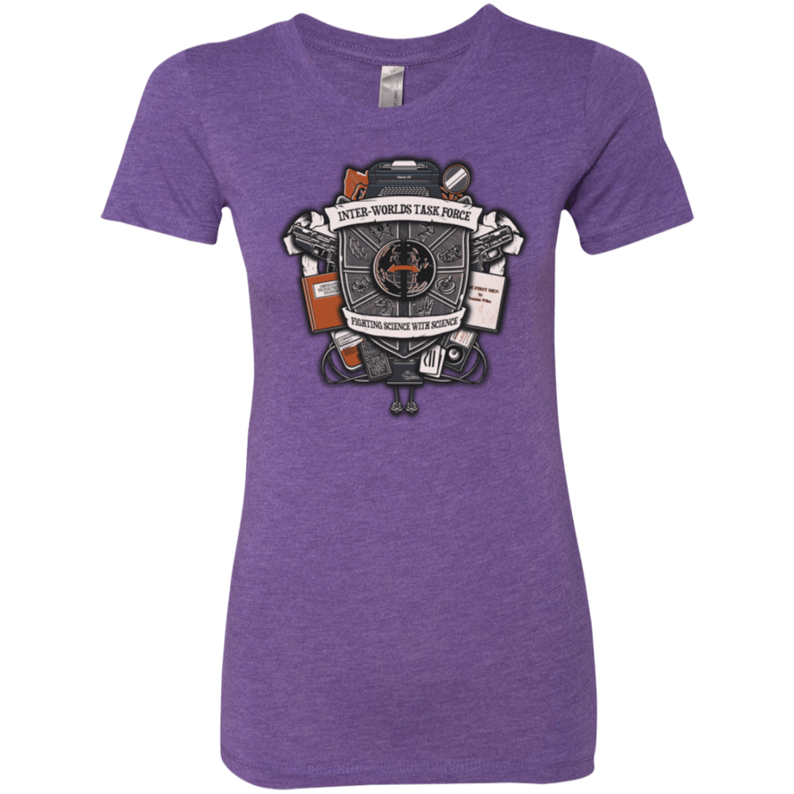 T-Shirts Purple Rush / Small Inter Worlds Task Force Women's Triblend T-Shirt