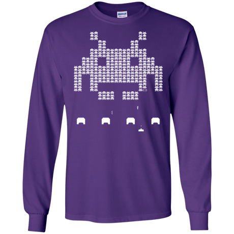 T-Shirts Purple / S Invade Men's Long Sleeve T-Shirt