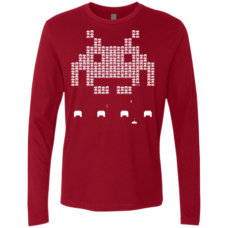 T-Shirts Cardinal / S Invade Men's Premium Long Sleeve