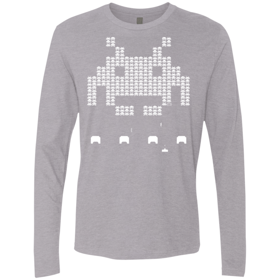 T-Shirts Heather Grey / S Invade Men's Premium Long Sleeve