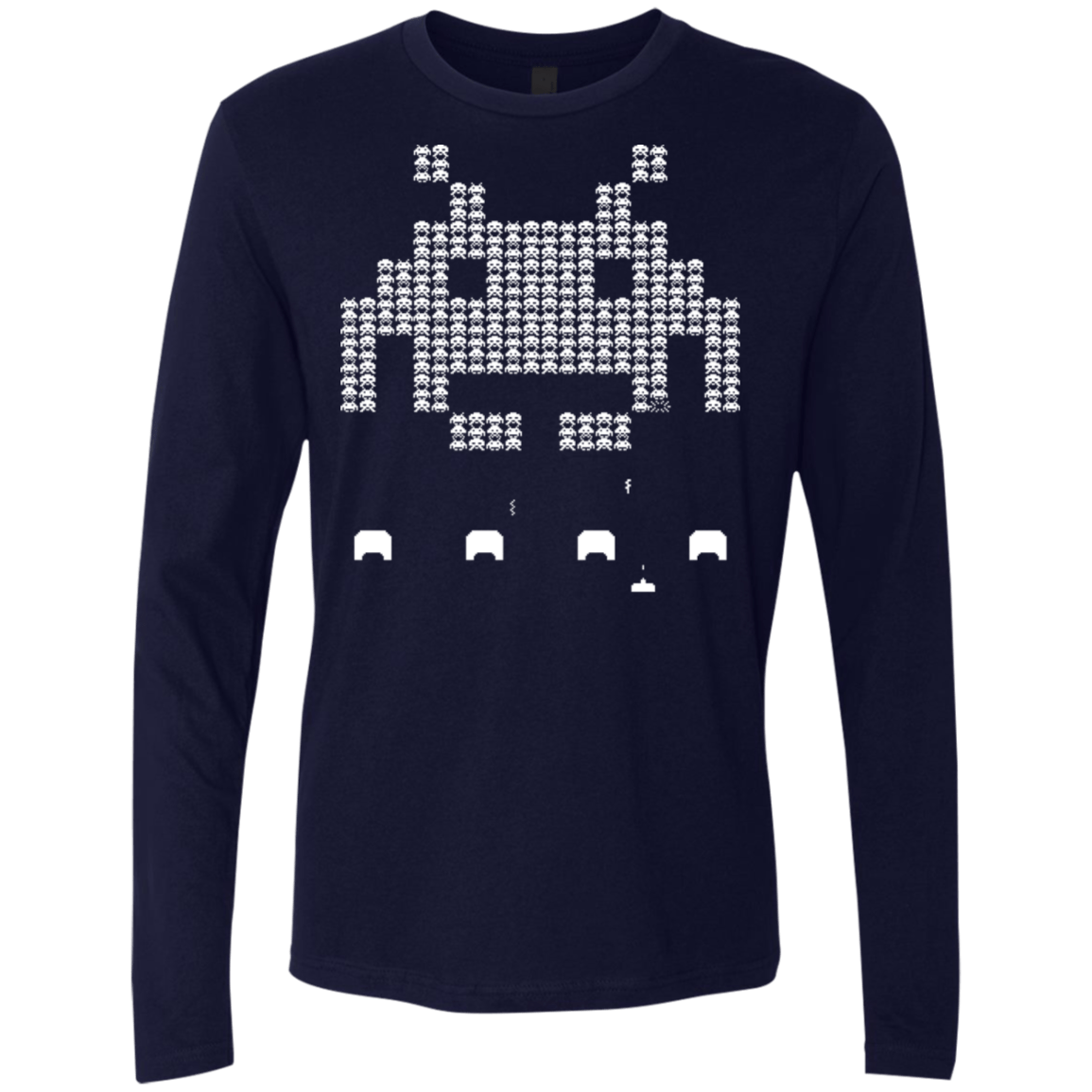 T-Shirts Midnight Navy / S Invade Men's Premium Long Sleeve