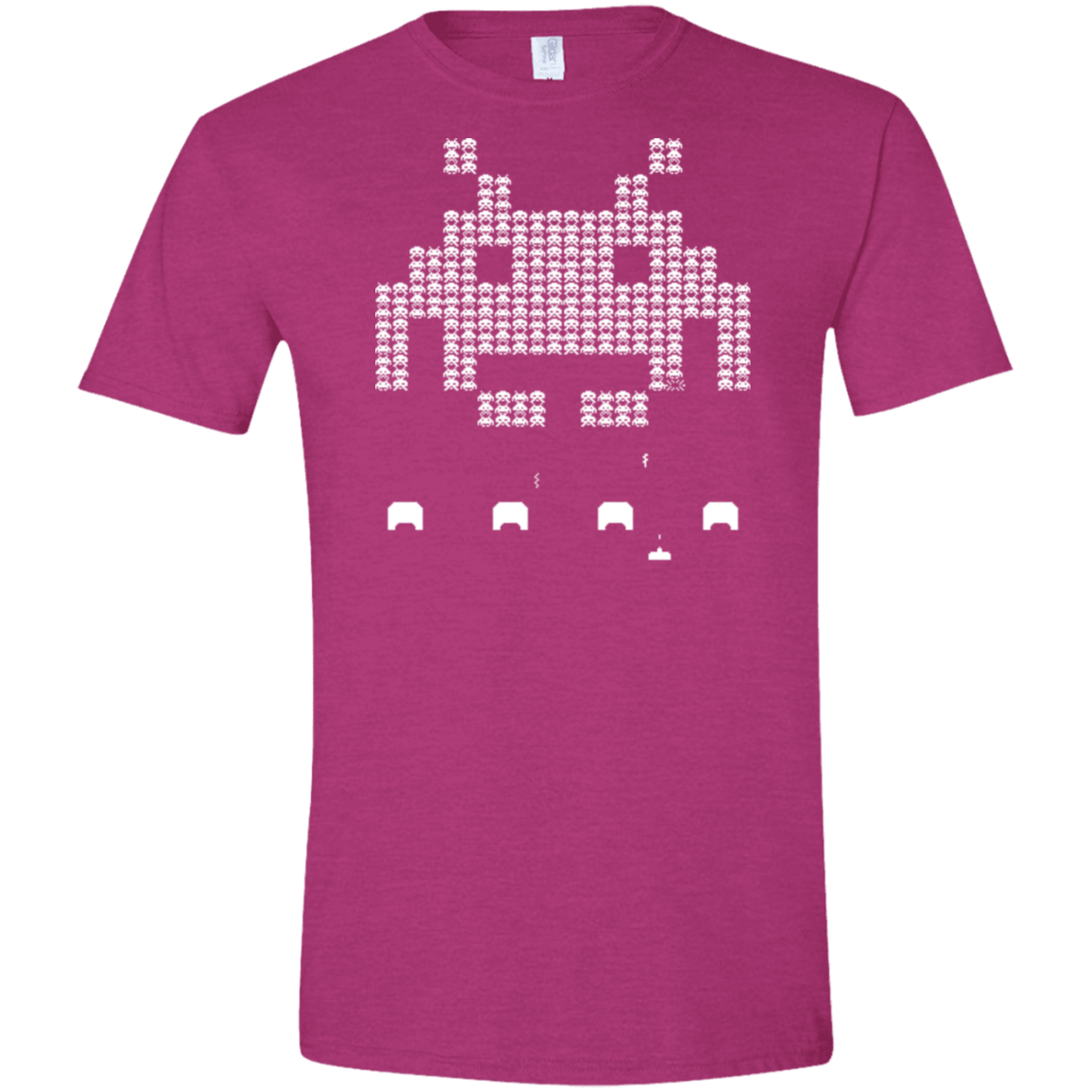 T-Shirts Antique Heliconia / S Invade Men's Semi-Fitted Softstyle