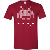 T-Shirts Cardinal Red / S Invade Men's Semi-Fitted Softstyle