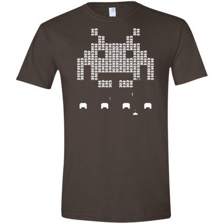 T-Shirts Dark Chocolate / S Invade Men's Semi-Fitted Softstyle