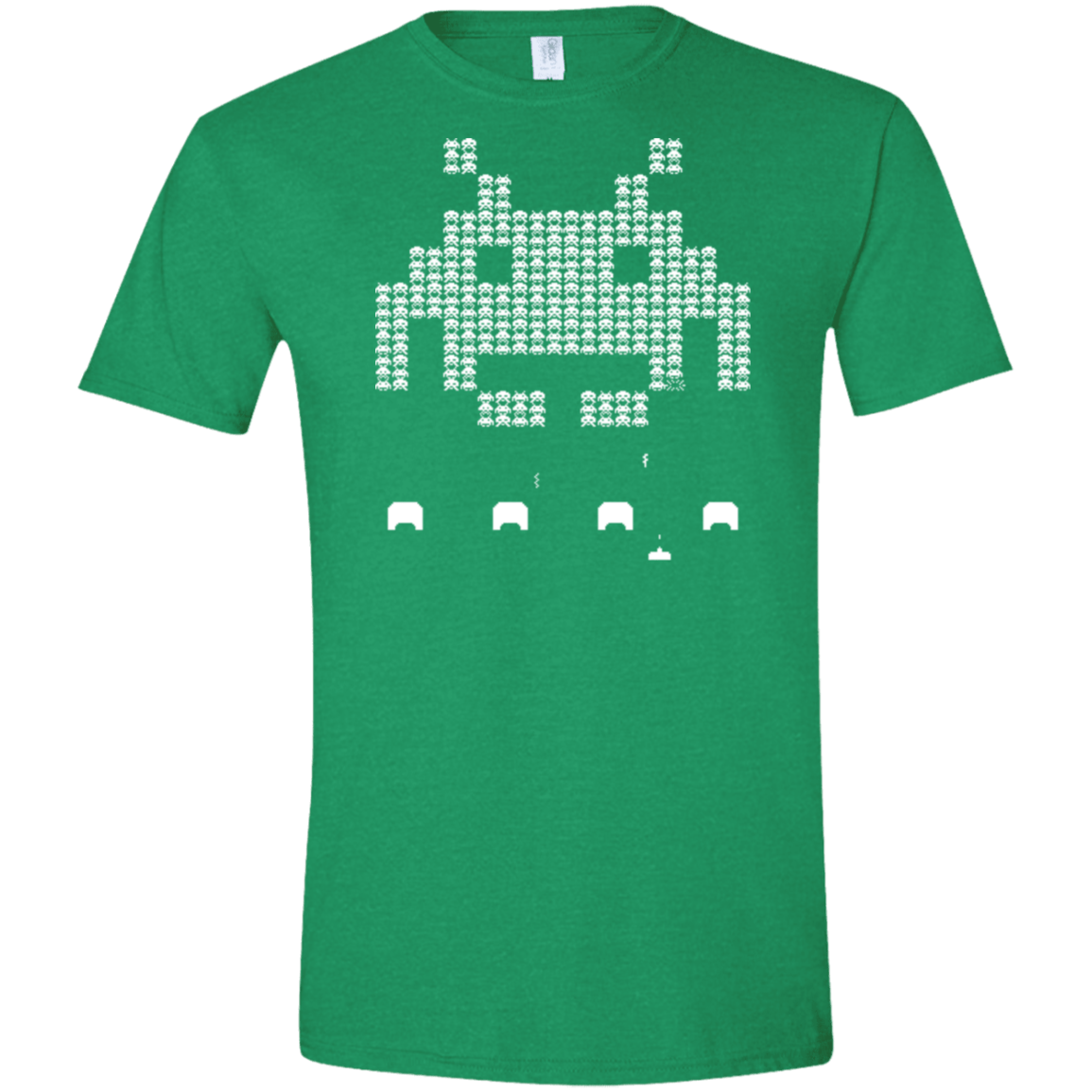 T-Shirts Heather Irish Green / S Invade Men's Semi-Fitted Softstyle