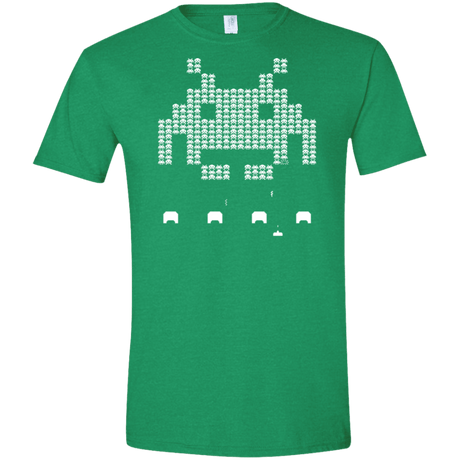 T-Shirts Heather Irish Green / S Invade Men's Semi-Fitted Softstyle