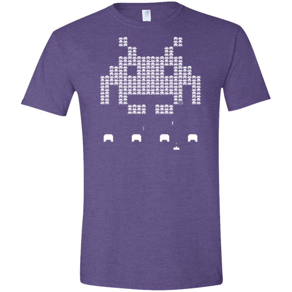 T-Shirts Heather Purple / S Invade Men's Semi-Fitted Softstyle