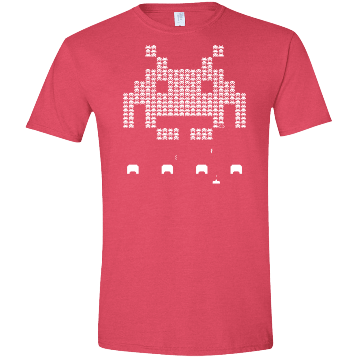 T-Shirts Heather Red / S Invade Men's Semi-Fitted Softstyle