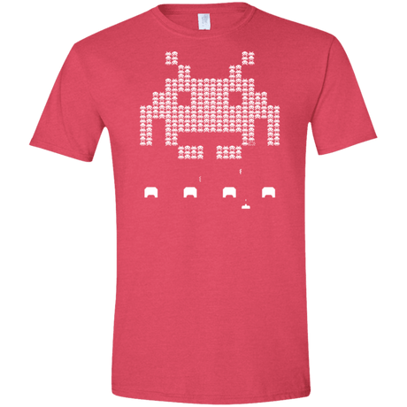 T-Shirts Heather Red / S Invade Men's Semi-Fitted Softstyle