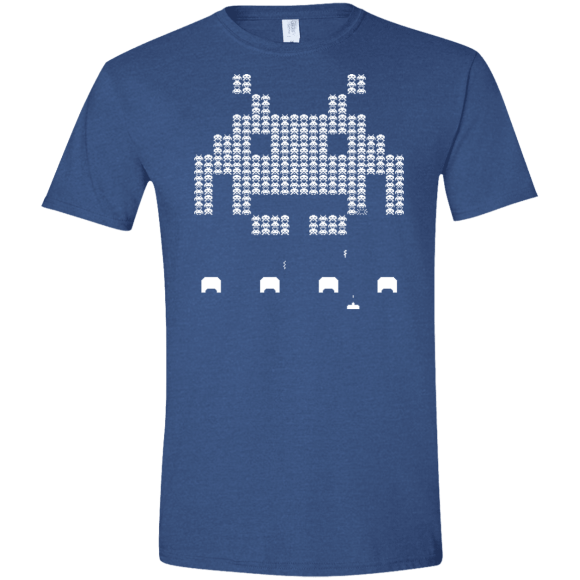 T-Shirts Heather Royal / X-Small Invade Men's Semi-Fitted Softstyle