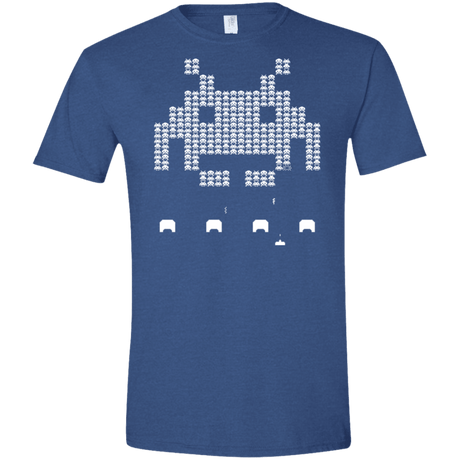 T-Shirts Heather Royal / X-Small Invade Men's Semi-Fitted Softstyle