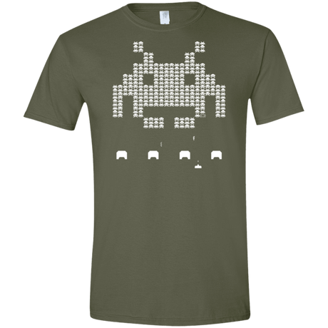 T-Shirts Military Green / S Invade Men's Semi-Fitted Softstyle