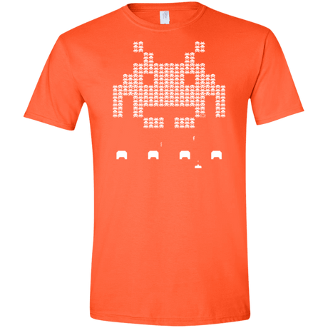 T-Shirts Orange / S Invade Men's Semi-Fitted Softstyle